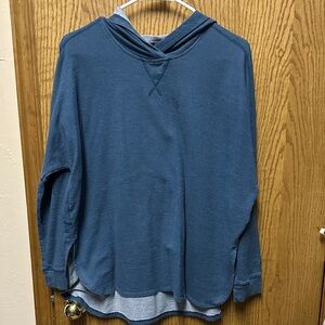 The North Face Heathered Blue Hoodie
